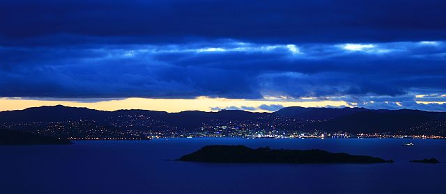 Wellington bei Nacht