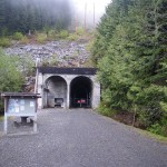 Das gesperrte Tunnelportal